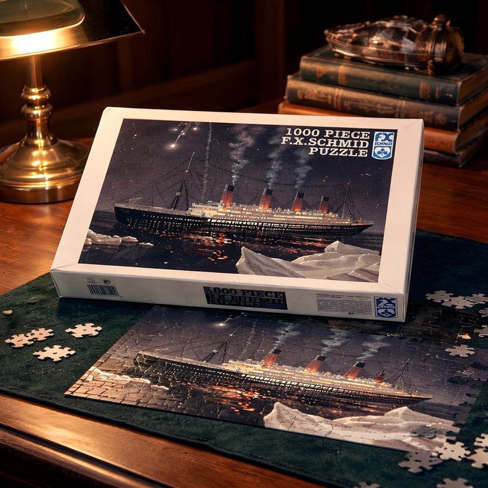 Vintage F.X. Schmid “ Titanic” 1000 Piece Puzzle